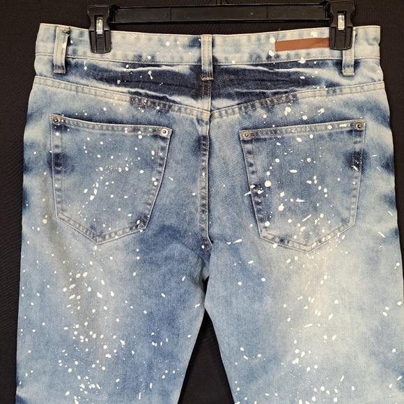 Custom Paint Splatter jeans; Mens Sz 36W,34L - Picture 11 of 12